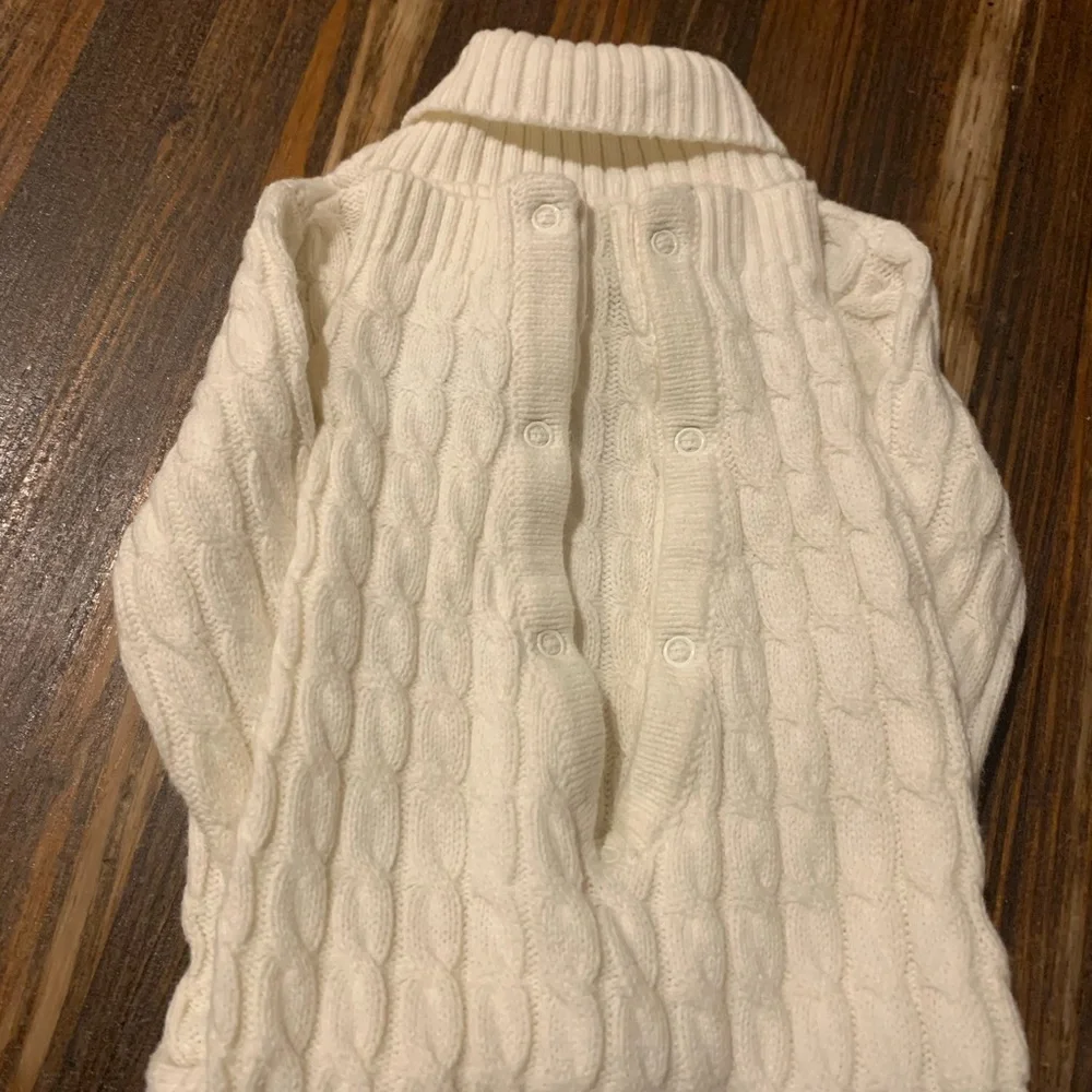 ASPIN kids Cozy Cream Cable Knit One Piece 6-9 months